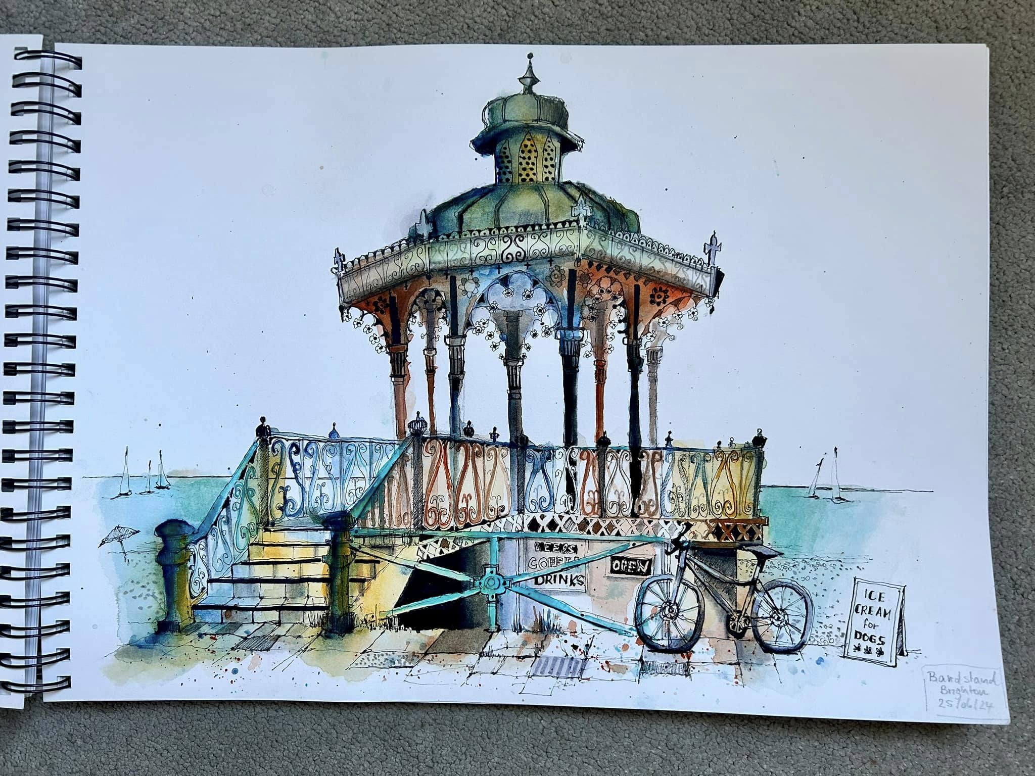Bandstand Sketch