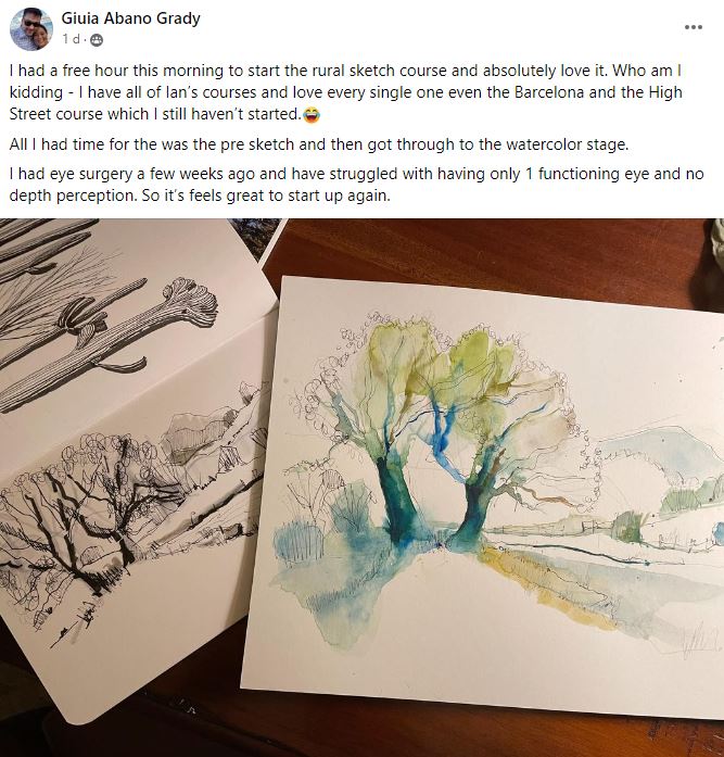 Giuia – Urban Sketch Course