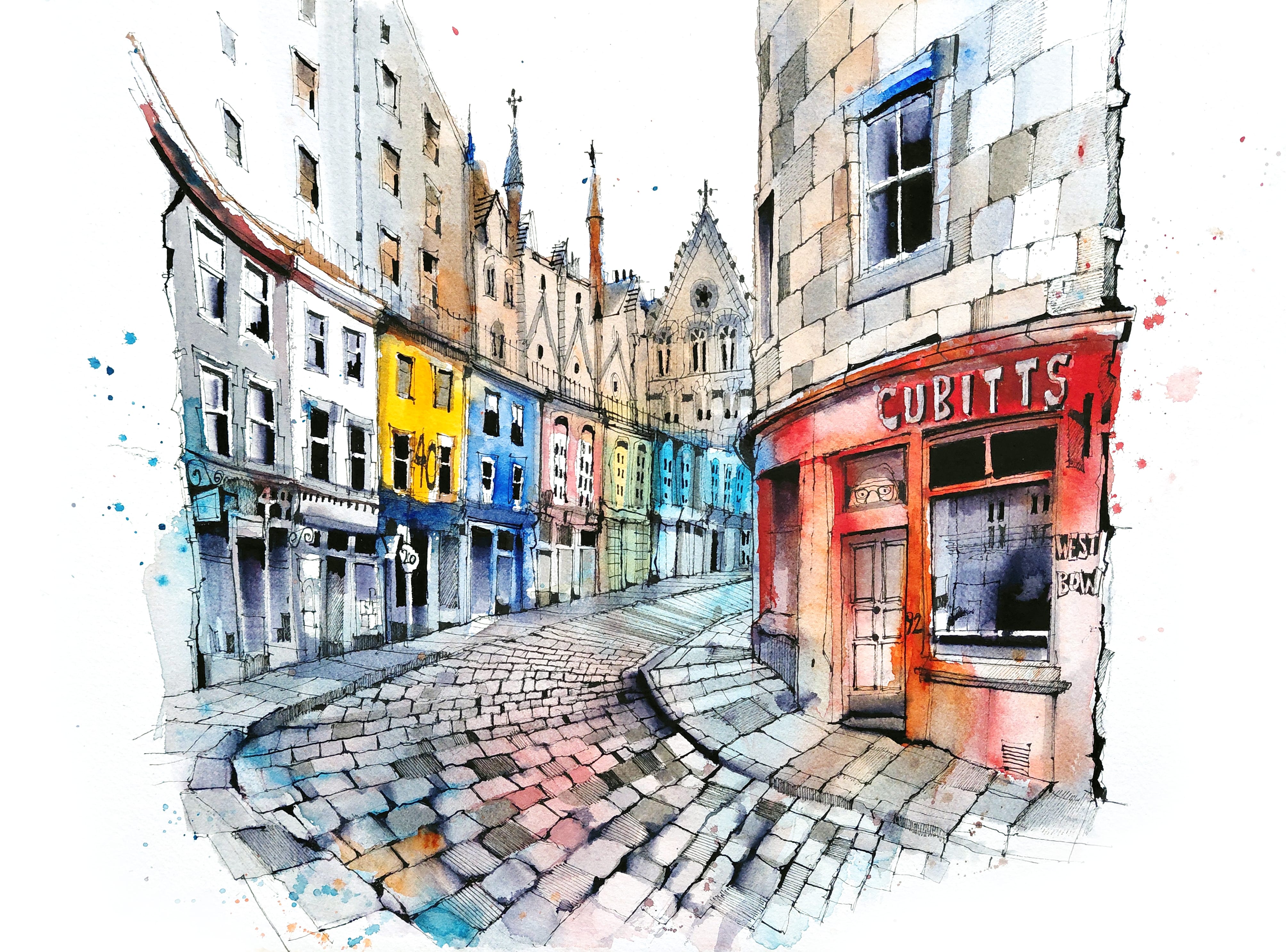 Our 4 Week Urban Sketching Experience: The Process and the Progress